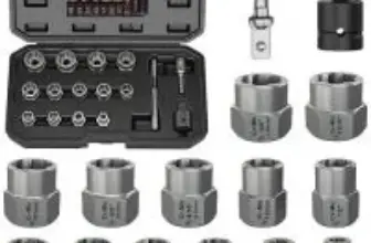 Strebito Cr-Mo Steel 16-Piece Bolt Extractor Socket Set for $20.79