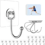 Strjobaili Heavy Duty Waterproof Transparent Utility Hooks (20-Pack) for $6.39