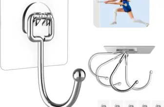 Strjobaili Heavy Duty Waterproof Transparent Utility Hooks (20-Pack) for $6.39