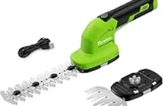 Sunchers 2-in-1 7.2V Handheld Cordless Hedge & Grass Trimmer – $19.79