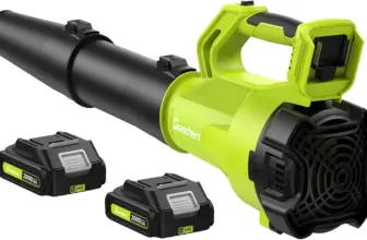 Sunchers 500-CFM 2-Speed Portable Cordless Leaf Blower with Batteries for $39.19
