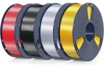 SUNLU Silk PLA+ 3D Printer Filament Bundle (1.75mm, 4kg) – Now $41.39