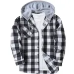 Swisswell Men’s Lightweight Flannel Hoodie Shirt for $9.49