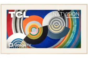 75″ TCL QLED 4K Smart NXTFRAME TV with Google TV for $999.96