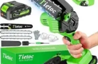 Tietoc 6″ 880W Cordless Electric Mini Chain Saw Kit Now $15.99