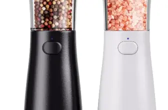 TOMEEM Electric Salt and Pepper Grinder Set Now $13.49