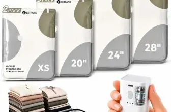 Travel Vacuum Bags with Pump – 15-Pack for $17.99