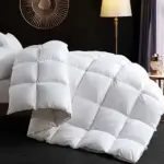 Ubauba 106×90″ Lightweight Cotton Goose Down Duvet Comforter for $31.91