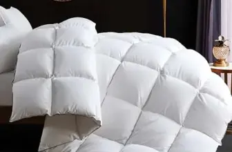 Ubauba 106×90″ Lightweight Cotton Goose Down Duvet Comforter for $31.91