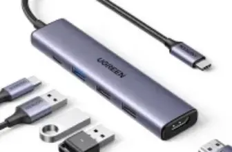 Ugreen 5-in-1 100W USB C to 4K HDMI Hub for $10.33