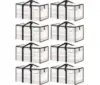 Ukeetap Extra Large Clear Clothes Storage Bins (8-Pack) with Lids for $27.99