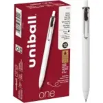 Uni-Ball One 0.38mm Ultra Micro Gel Pens (12-Pack, Black) for $9.07