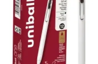 Uni-Ball One 0.38mm Ultra Micro Gel Pens (12-Pack, Black) for $9.07