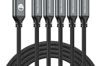 6FT USB-C Fast Charger Cord 5-Pack for $6.99