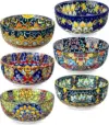 Vancasso SIMI 28oz Bohemian Ceramic Soup Bowls (6-Pack) for $21.82