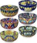 Vancasso SIMI 28oz Bohemian Ceramic Soup Bowls (6-Pack) for $21.82