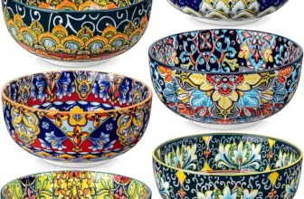 Vancasso SIMI 28oz Bohemian Ceramic Soup Bowls (6-Pack) for $21.82