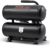 Vevor 120PSI 4.6-Gal Portable Air Compressor – $143.54