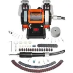 VEVOR Bench Grinder Jewelry Polishing Machine – 590 RPM – $37.99