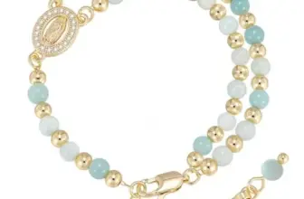 Virgin Mary Cross Bracelet for $5.09