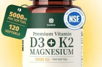 Vitamin D3 K2 5000 IU with 100 mcg MK7 – Now Only $5.31