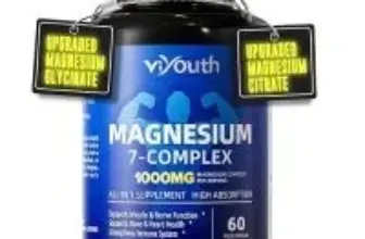 Viyouth 7-in-1 1000mg Magnesium Supplement (60-Count) for $11.24