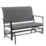 Walsunny 2-Person Patio Loveseat Outdoor Glider Bench for $69.99