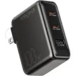 Wegear 100W 3-Port USB-C Foldable Wall Charger for $19.99