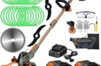 WeGofly 4-in-1 13″ Cordless Electric Weed Wacker with 2x 6.0Ah Batteries for $64.99