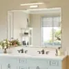 Wiserset 55″x36″ Frameless Beveled Bathroom Wall Mirror for $125.99