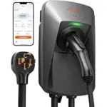 Wolfbox 48A Level 2 WiFi Portable EV Charger with NEMA 14-50 Plug – $214.49
