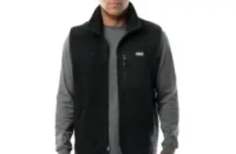 Wrangler Men’s Full Zip Burly Utility Hiking Sweater Vest for $10.94