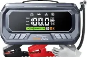 YaberAuto 12-in-1 Jump Starter with Air Compressor for $71.39