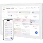 YPI 10.1″ Smart WiFi Digital Calendar with HD Touchscreen – $48.99