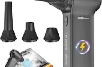 Zanxelorr Electric Air Duster with 180,000 RPM Brushless Motor – $18.99