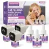 Zhangk Cat Calming Diffuser Kit (3-Pack, 48ml Each) for $18.49