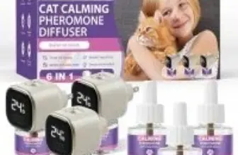 Zhangk Cat Calming Diffuser Kit (3-Pack, 48ml Each) for $18.49