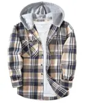 ZITY Men’s Flannel Hoodie Shirt Now $9.99, Originally $40.99
