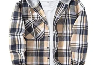 ZITY Men’s Flannel Hoodie Shirt Now $9.99, Originally $40.99