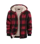 Zity Men’s Flannel Fleece Lined Winter Hoodie for $19.99 $19.79