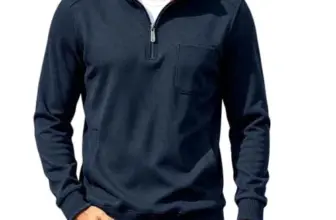 Men’s Long Sleeve 1/4 Zip Pullover for $13.99