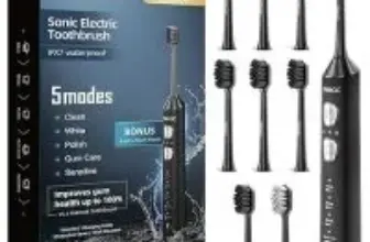 7Magic Sonic Electric Toothbrush Set with 8 Brush Heads for $11.99