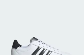 Adidas Women’s Grand Court 2.0 Sneakers Now $18.60 (Core Black / Cloud White / Gold Metallic)