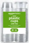 Amazon Basics 200-Count Disposable Plastic To-Go Cups and Lids for $3 $3.00