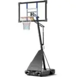 Asbest 10′ Adjustable Basketball Hoop with 44″/48″ Backboard for $119.99