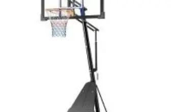 Asbest 10′ Adjustable Basketball Hoop with 44″/48″ Backboard for $119.99