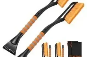 AstroAI 27″ 2-in-1 Scratch-Free Snow Brush & Ice Scraper (2-Pack) for $11.39