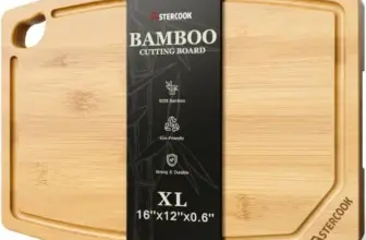 Large Bamboo Cutting Board for $7.49, originally $24.99