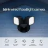 Blink Wired Floodlight Smart Security Camera with Motion Detection for $29.99