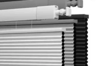 Boolegon No-Drill TDBU Blackout Cellular Shade 45×64 White – $56.75